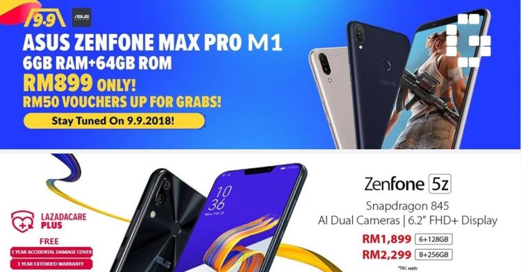 ASUS ZenFone x Lazada 9.9 Sales