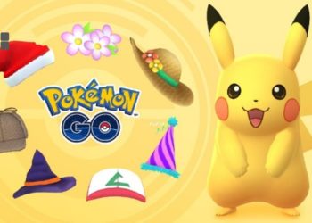 Hat wearing Pikachus swarm Pokemon Go