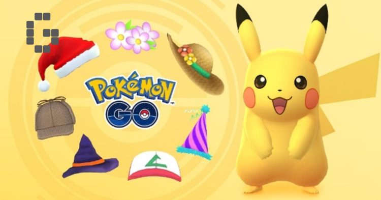 Hat wearing Pikachus swarm Pokemon Go