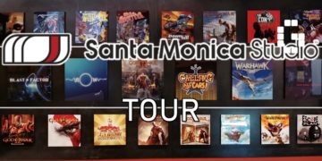 Taking a tour at the Santa Monica Studio!