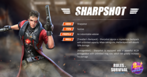 Rules of Survival Hero: Sharpshot