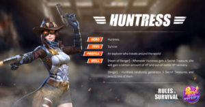 Rules of Survival Hero: Huntress