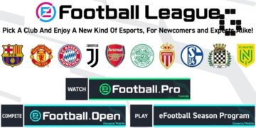 Participating clubs in eFootball League 2019/20 season!
