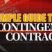 contingency contract GUIDE