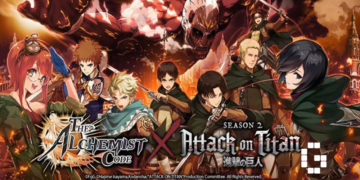 The Alchemist Code x Attack on Titan collab