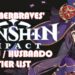 GamerBraves ranks Genshin Impact launch characters