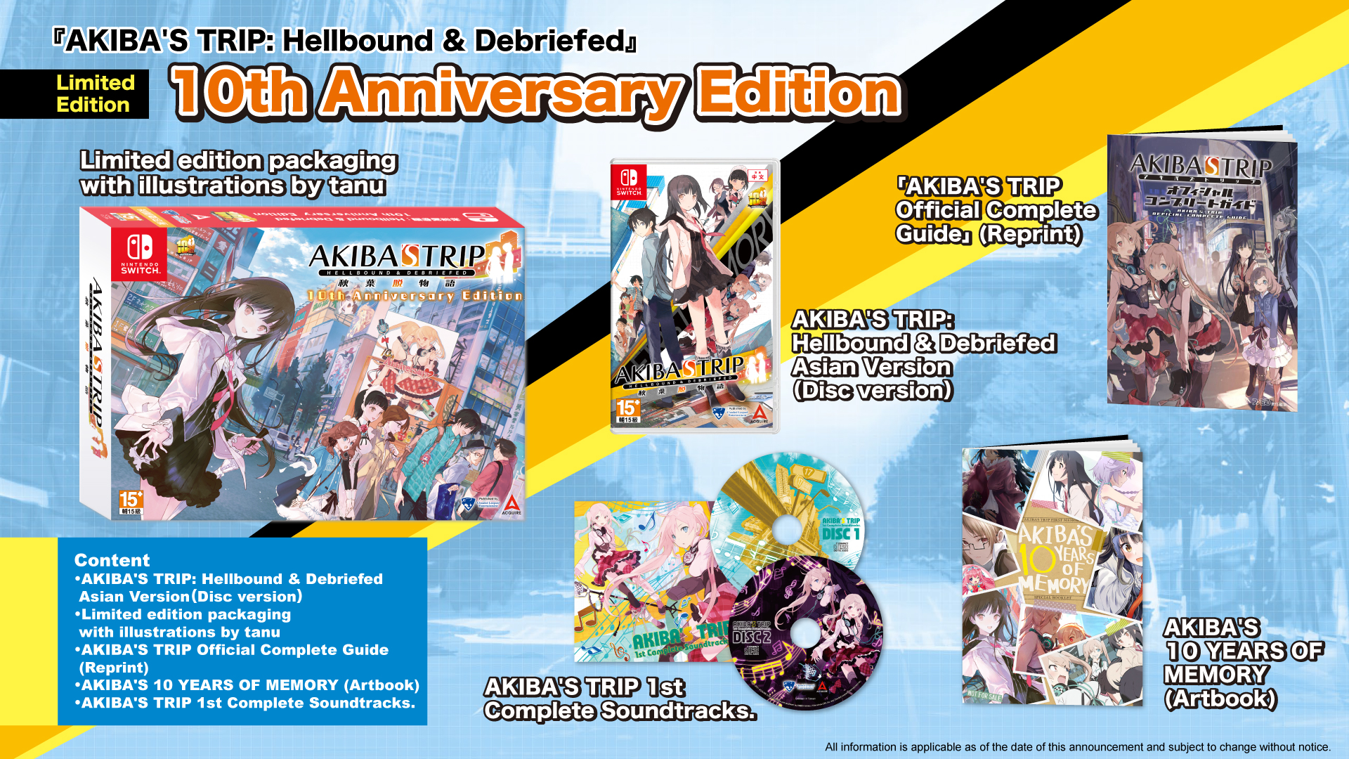 Akiba’s Trip: Hellbound & Debriefed ya tiene fecha de lanzamiento
