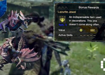 Monster Hunter Rise Lazurite Jewel