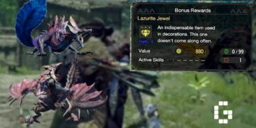 Monster Hunter Rise Lazurite Jewel