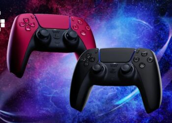 dualsense midnight black cosmic red