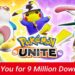 Pokemon Unite 9 Million Downloads