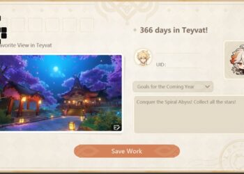 genshin message in time