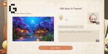 genshin message in time