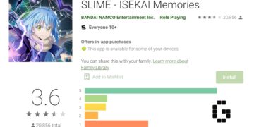 Slime ISEKAI Memories review bombed after launch error prevents players from playing the game for over 20 hours