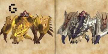 gold rathian silver rathalos