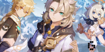 genshin Shadows Amidst Snowstorms