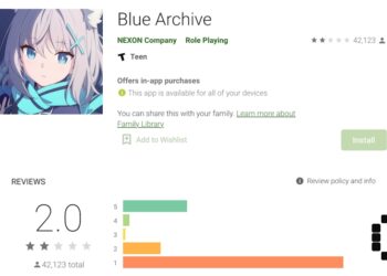 Blue Archive Review Bomb