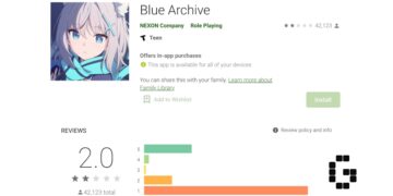 Blue Archive Review Bomb