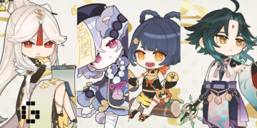 genshin impact lottery art lol