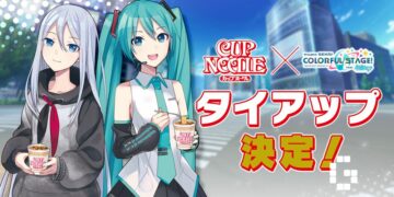 Miku Cup Noodle Colorful Stage