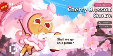 cherry blossom cookie
