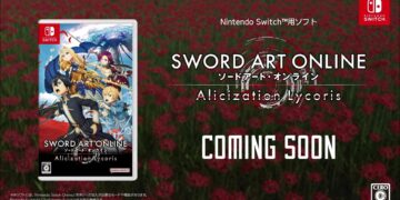 Sword Art Online Alicization Lycoris out on Switch