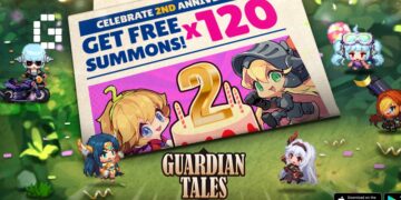 guardian tales global second anniversary