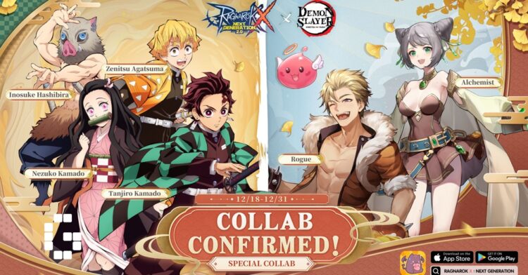 Ragnarok X: Next Generation x Demon Slayer: Kimetsu no Yaiba Collaboration Confirmed!