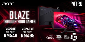 Acer Malaysia Brings In Upgrades to Mainstream Monitors