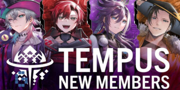 Hololive Male Vtuber Group holoTEMPUS Adds Four New Members