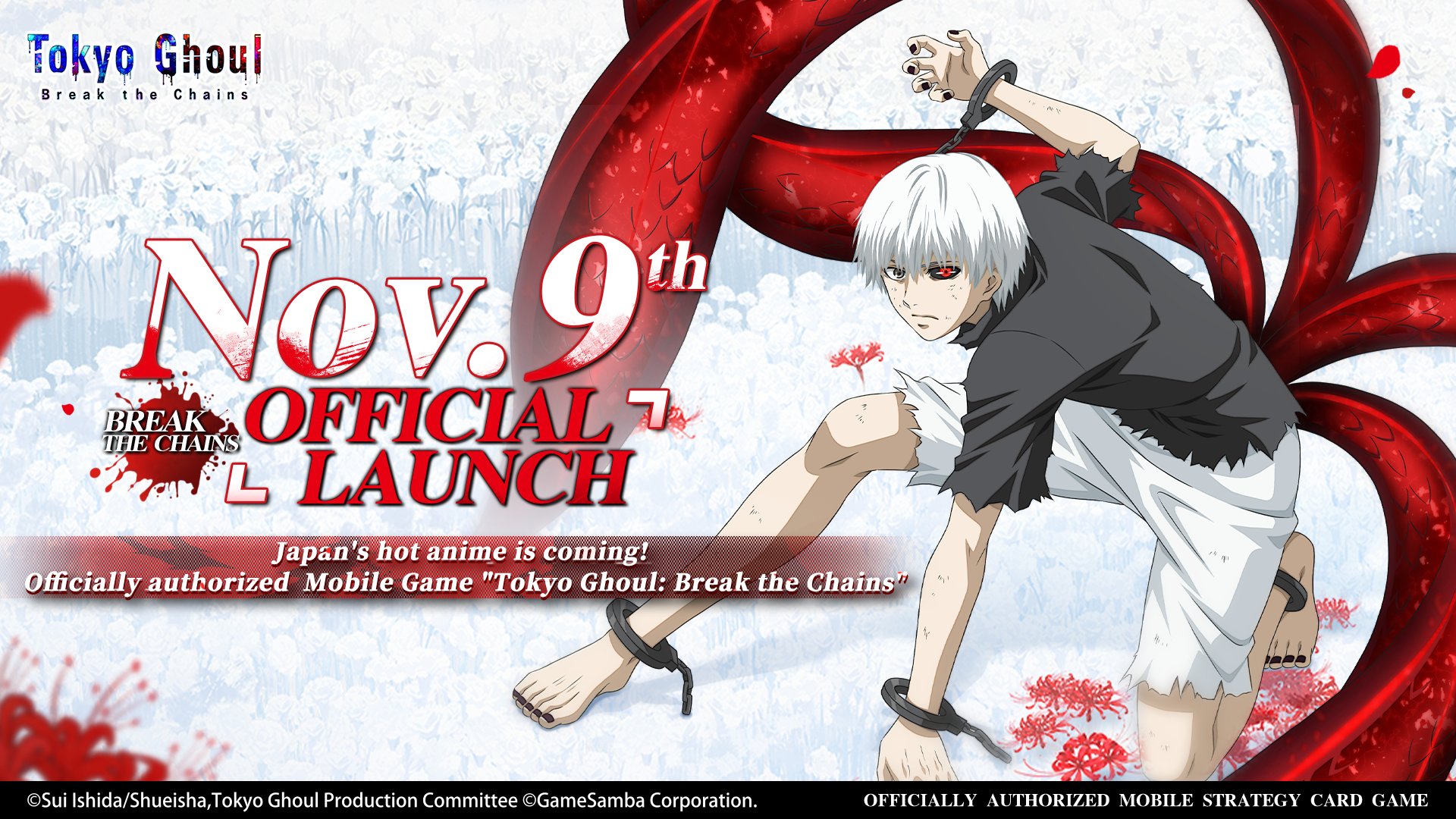 Tokyo Ghoul Re Release Date Anime Tokyo Ghoul: Break the Chains Mobile Card Game Announces Release Date