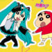 Crayon Shin-Chan x Hatsune Miku Collaboration Announced