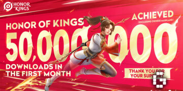 Honor of Kings Reaches 50 Million Downloads and Generates Over $100 Million in Revenue After First Month of Launch