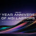 MSI Celebrates 20th Anniversary of Gaming Laptops with Global Exhibitions and Promotions