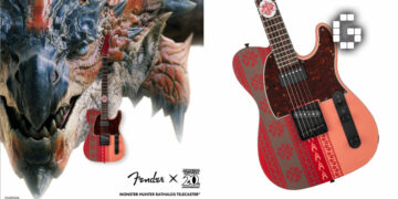Fender and Monster Hunter Unite to Create Rathalos-Inspired Telecaster Guitar