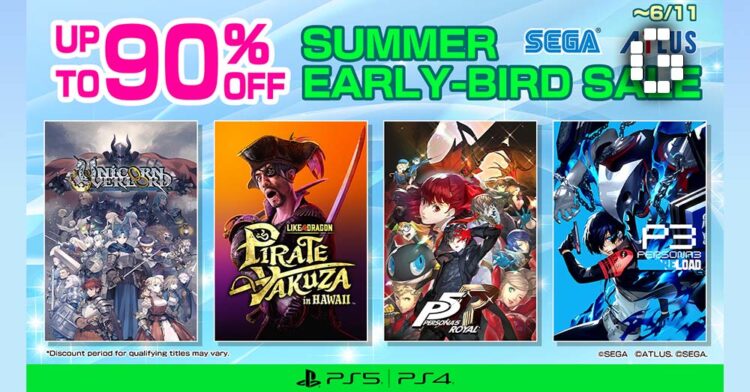 SEGA Summer Early-Bird Sale Now Live on PlayStation Store – Get 90% Off on Selected Titles and More