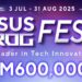ASUS & ROG Fest 2025 Kicks Off in Malaysia on July with Up to RM600,000 in Rewards and Up to 79% Off!