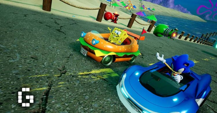 Spongebob SquarePants Announced for Sonic Racing: CrossWorlds for Wave 2 DLC