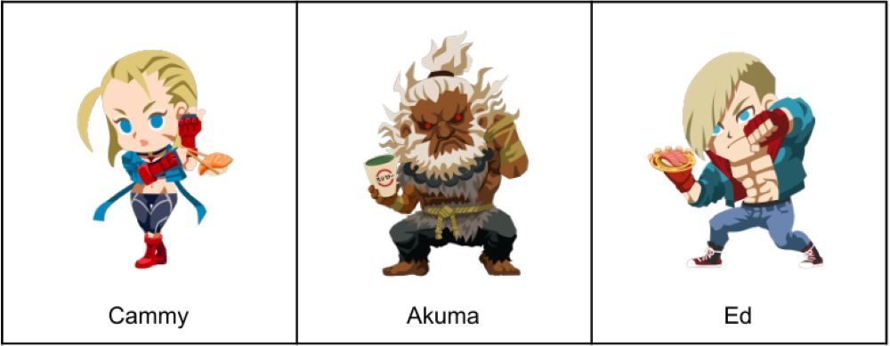 Sushiro collaboration with Street Fighter