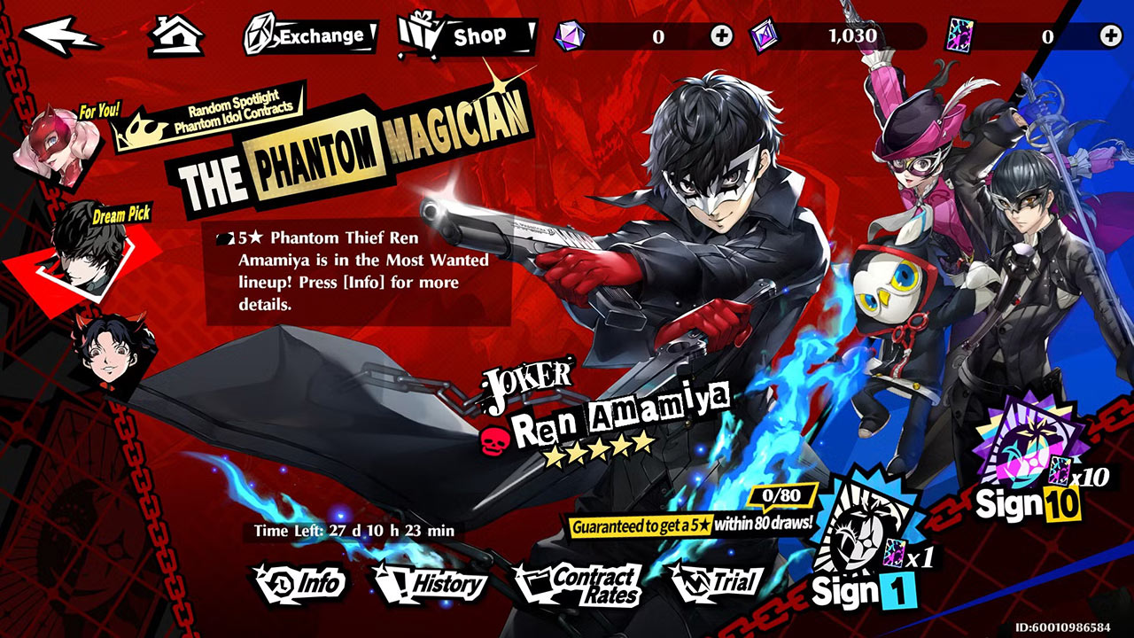 Persona 5 The Phantom X Global