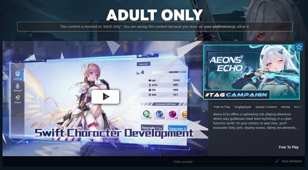 Steam adult content