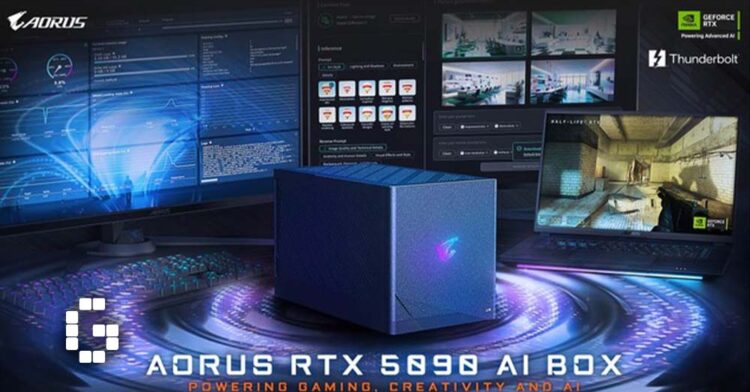 GIGABYTE Launches AORUS RTX 5090 AI BOX – The World’s First RTX 5090 Desktop eGPU