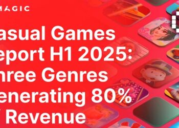 Casual Games H1 2025: Puzzle, Casino, and Simulation Dominate 80% of Revenue