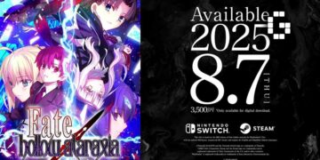 Fate/hollow ataraxia Remastered Launches August 7 on Steam and Nintendo Switch
