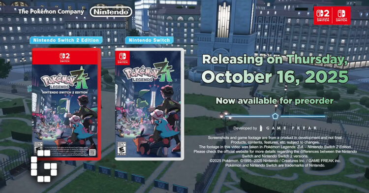 Pokemon Legends: Z-A Now Available for Preorder