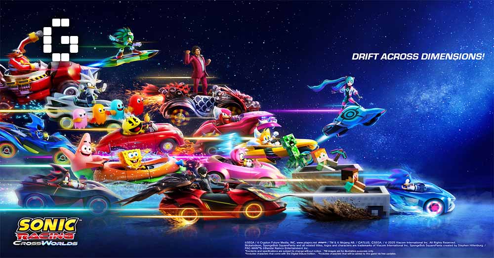 PAC-MAN Joins Sonic Racing: CrossWorlds, DLC Wave 3 Announced ...