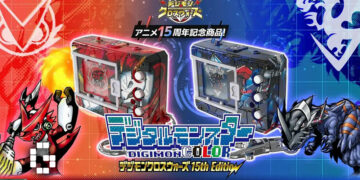 Bandai Reveals New Digimon V-Pets for Xros Wars 15th Anniversary