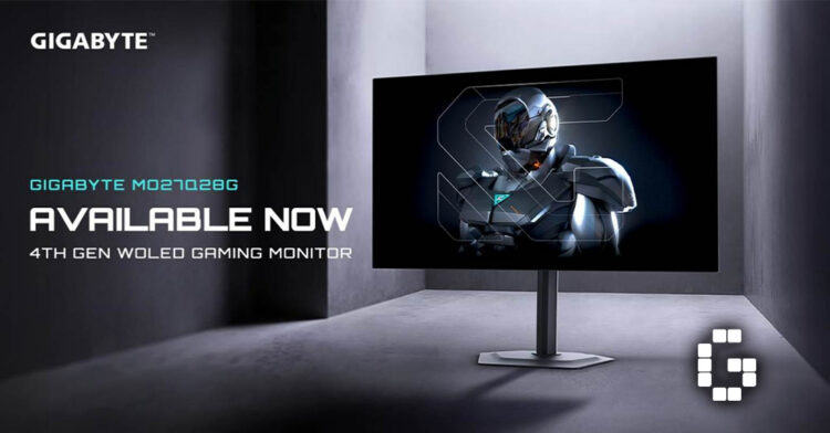 GIGABYTE Announces Availability of 27” QHD 280Hz WOLED Gaming Monitor MO27Q28G
