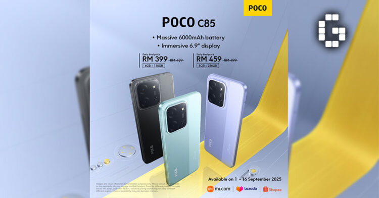 POCO C85 Launches in Malaysia with Large Battery, 120Hz Display, and Modern Design