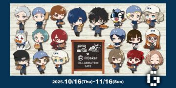 Atlus Brings Persona 3 and 5 Exclusive Menus and Merch to R Baker Cafés in Japan